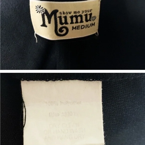 Show Me Your Mumu Peta‎ Mini Dress Blue Southwestern Geometric Boho Print Medium - Picture 7 of 7